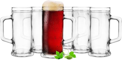Glasmark Bierglazen - Bierpullen - 6x - 500 ml - glas - Oktoberfest