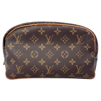 Louis Vuitton Trousse Toilette 25 Toiletcase in Bruin Leer