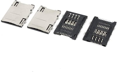 SIM-kaarthouder - Kaartlezer Connector - Telefoon Reparatie - Perfecte Vervanging - Standaard Formaat - Zilverkleurig