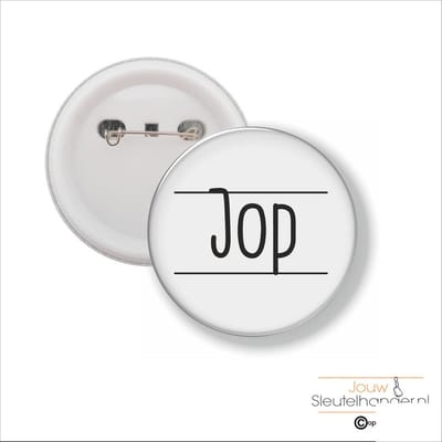 Button Met Speld 58 MM - Jop