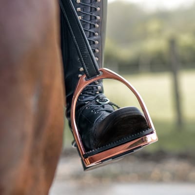 Sprenger Fillis Stirrups Stainless Steel 11cm Rose Gold