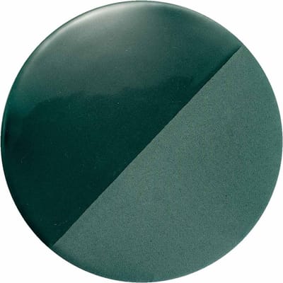 Ferroluce Hanglamp Bellota van keramiek, Ø 35 cm, groen