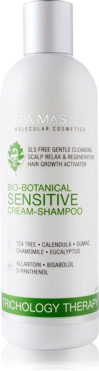Spa Master Bio-Botanische Sensitive Scalp Shampoo – voor Gevoelige, Jeukende of Geïrriteerde Hoofdhuid – Kalmeert & Hydrateert – 330ml