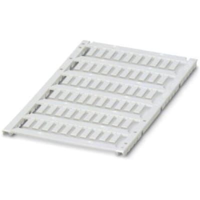 Phoenix Contact 0801430 UCT-WMT (10X4) Kabelmarkeringdrager Montagemethode: Schuiven Markeringsvlak: 10 x 4 mm Wit Aantal markeringen: 600 10 stuk(s)