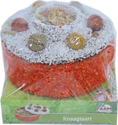 Jr Farm Knaagtaart - Knaagdiersnack - 13.5x13.5x11 cm 200 g
