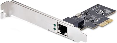 StarTech.com 2.5Gbps NBASE-T PCIe Netwerk Kaart, Intel® I225-V, Single-Port Computer Netwerk Kaart, Ethernet MultiGigabit NIC, PCI Express Server LAN Kaart