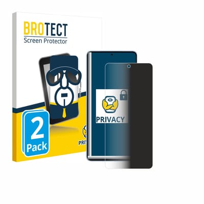 BROTECT - privacy screenprotector voor Vivo iQOO Neo 11 - Folie Beschermfolie Blauwlichtfilter 2 Stuks