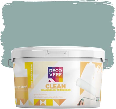Decoverf clean muurverf leigroen, 2.5L