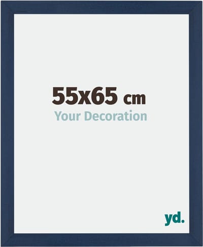 Your Decoration - Fotolijst 55x65 cm - MDF - Donkerblauw Geveegd - Mura