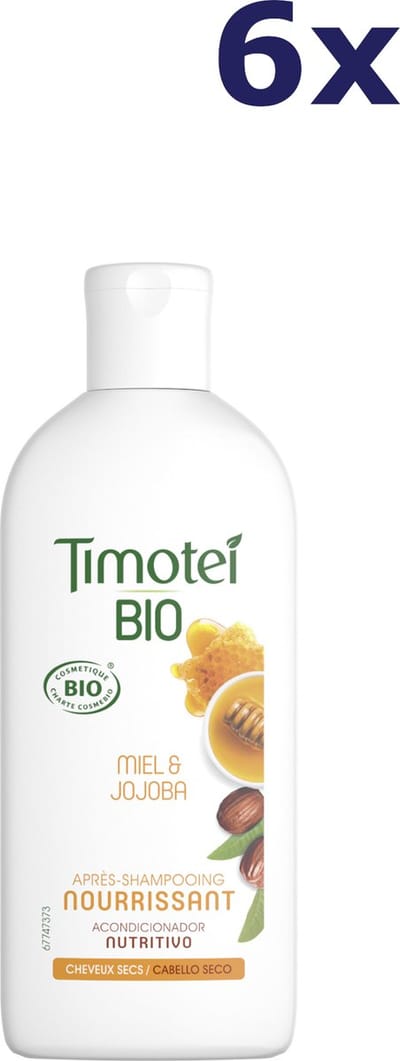 6x Timotei Conditioner - 250ml - bio honing & jojoba