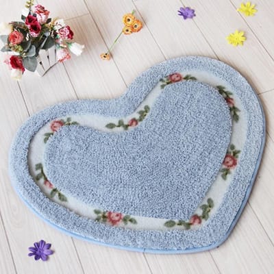 Hartvormige antislip badmat geborduurd toiletmatset waterabsorberende deurmat voor badkamer toilet slaapkamer 2 maten vloermat