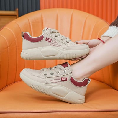 Kleine Witte Schoenen Damesschoenen Nieuwe Ins Sport Hardlopen Vrouwelijke Studenten Platform Verhogend Casual Board Schoenen 37 black