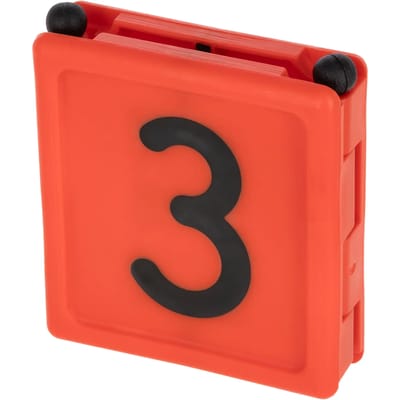 Nummerplaatje voor opvouwbare halsband Kerbl (x6)