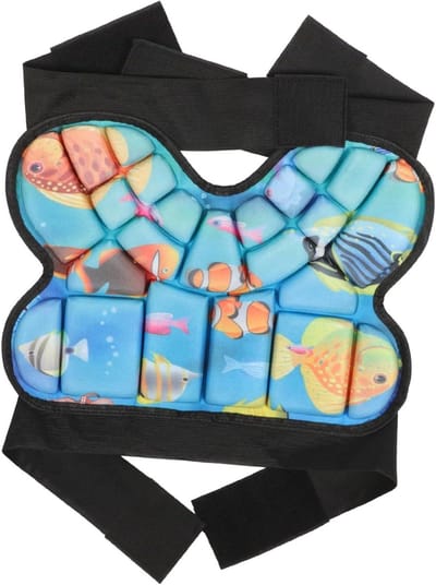 Kinder Heupkussens - Beschermende Kniepads - Sport Bescherming - Verstelbaar Comfort - 35 x 30 cm - Blauw