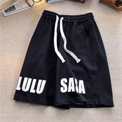Retro senior shorts heren zomer veelzijdig vijfpunts broek trendy merk joggingbroek 5XL