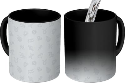 Magische Mok - Foto op Warmte Mokken - Koffiemok - Sterrenbeeld - Astrologie - Design - Magic Mok - Beker - 350 ML - Theemok