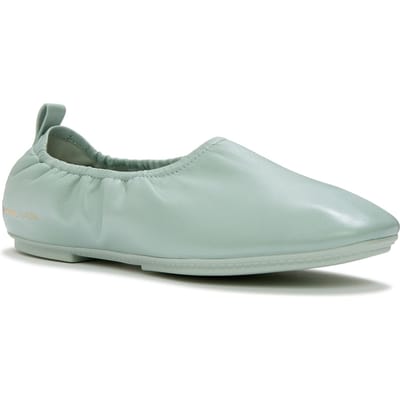 FitFlop X Pantone Delicato Ballerina Leren Dames Schoenen Groen