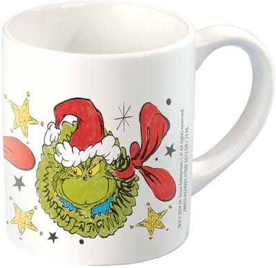 the Grinch Totum - inkleur mok beker beschilderen - knutselset incl. 5 kleuren verf en penseeltje - creatief speelgoed jongens meisjes cadeautip
