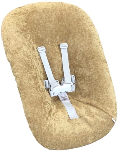 #32 Newborn hoes, Goud/geel velvet melange, Stokke Tripp Trapp. Ook geschikt voor Kidsmill Up.