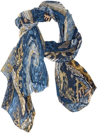 Dames Sjaal - Lichtgewicht Pashmina - Stijlvolle Accessoire - Kreukvrij Polyester - 180 x 90 cm - Donkerblauw