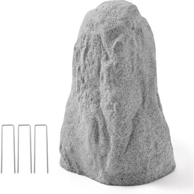 VEVOR Cover Rock, Kunstmatige Afdekking voor Buiten, Realistische Steenlook, Tuinrots, Kunstmatige Rots van Polyresin voor Landschapsarchitectuur, Tuindecoratie, Transformatorhuis Grijs, 355x390x595mm