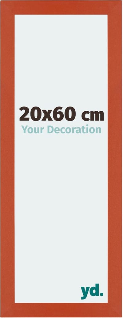 Your Decoration - Fotolijst 20x60 cm - MDF - Oranje - Mura