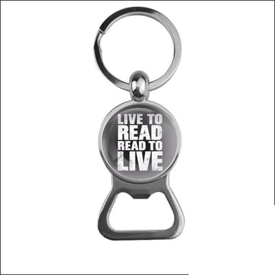 Bieropener Glas - Live To Read Read To Live