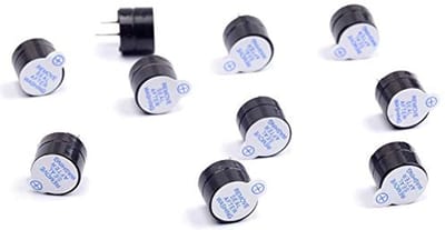 Actieve Buzzer - Elektronisch Alarm - Projecten Aansturen - Continue Piep - 10 Stuks - Zwart