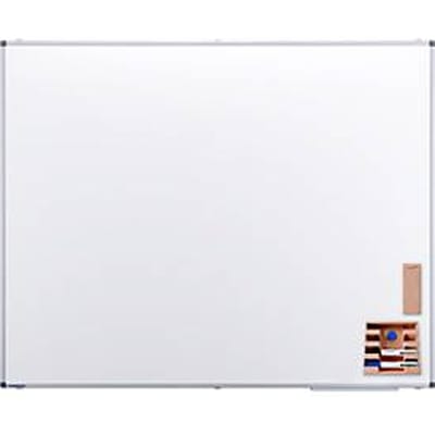 Legamaster Whiteboard PREMIUM, staand/liggend formaat, wit gelakt staal + aluminium frame, magnetisch, inclusief uitgebreide accessoires, B 1500 x H 1200 mm