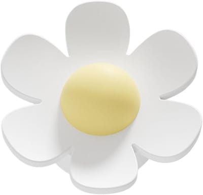 Gootsteen Overloop Deksel - Afvoerstop Wastafel - Badkamer Reinheid - Bloemenpatroon Decoratie - 3.8 x 4 cm - Wit