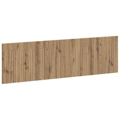 vidaXL - Wandgemonteerd - Hoofdbord - ALKMAAR - Artisanaal - eiken - Bewerkt - hout