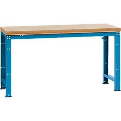 Manuflex werkbank Profi standaard, Tafelblad multiplex B 1750 x D 700, lichtblauw