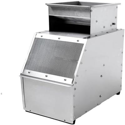 Elektrische Graanreiniger - Zaadscheider Ventilator - Voer Verwerken - Instelbare Snelheid - 60-80 kg/uur - Roestvrij Staal