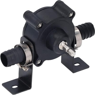 Boorpomp Mini - Zelfaanzuigende pomp - Water overpompen - Handboorbediening - 635 mm schacht - Zwart