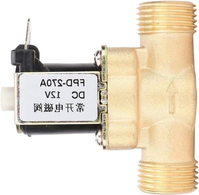 Electrische Solenoïde Ventiel G1/2 voor Water, Gas en Olie - Normaal Open - 12V/24V - Duurzaam en Betrouwbaar Ventiel voor Vloeistofbeheersing