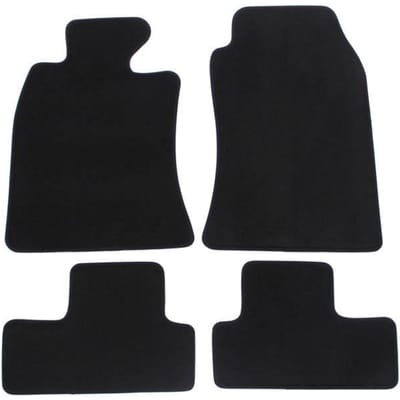 Tapis de sol - Mini Cooper - 2001-2006 - 4 pièces - Velours - Antidérapant - Renforcé