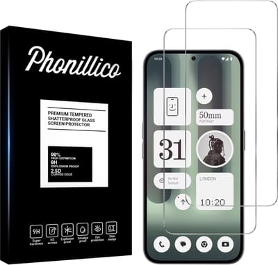 Screenprotector voor Nothing Phone 2A Plus - 2 stuks Beschermglas van glas Transparante glazen schermbeschermfolie