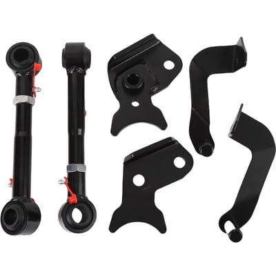 Voorste Stabilisatorstang Snelkoppelingssysteem 2.5in   6in Lift Verstelbaar Vervanging voor Wrangler JL JLU 2018 2024 black