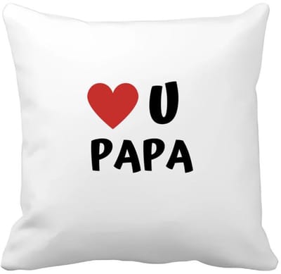 Akyol - love u papa Kussen hoes - Vader - de liefste papa - vader cadeautjes - vaderdag - verjaardag - geschenk - kado - 40 bij 40 cm