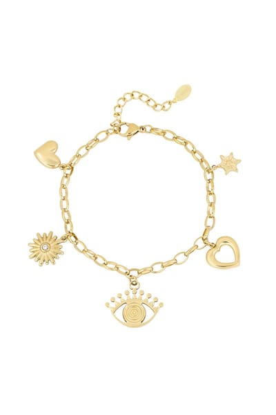 Charm Wonderland Armband - Verkleurt niet - Cadeau - Goudlief.nl