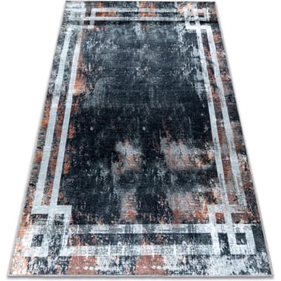 Kleden Rugsx ANDRE 3030 tapijt wasbaar Kader vintage antislip 80x150 cm