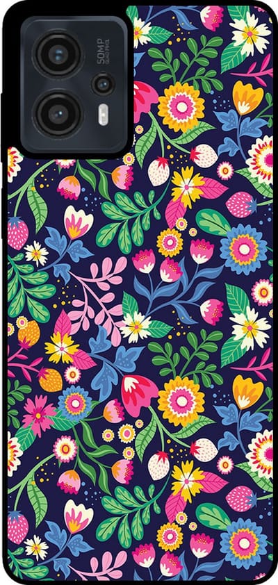 Smartphonica Telefoonhoesje Geschikt voor Motorola Moto G13 / G23 / G53 met bloemen opdruk - TPU backcover case flower design geschikt voor Motorola Moto G13;Motorola Moto G23;Motorola Moto G53