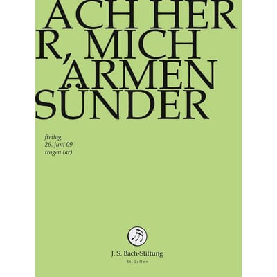Chor & Orchester Der J.S. Bach-Stiftung, Rudolf Lutz - J.S. Bach: Ach Herr, Mich Armen Sunder B (DVD)