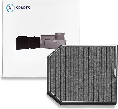 AllSpares Koolstoffilter voor afzuigkappen geschikt voor Miele DKF9-P (242x242x20mm)