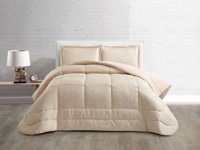 Lavella Hande Bedsprei Set 3-delig - Beige - 260x240cm