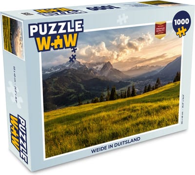 Puzzel Weide in Duitsland - Legpuzzel - Puzzel 1000 stukjes volwassenen