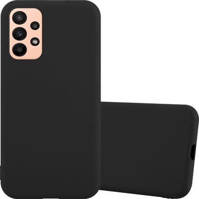 Cadorabo Hoesje geschikt voor Samsung Galaxy A23 4G in CANDY ZWART - Beschermhoes gemaakt van flexibel TPU silicone Case Cover