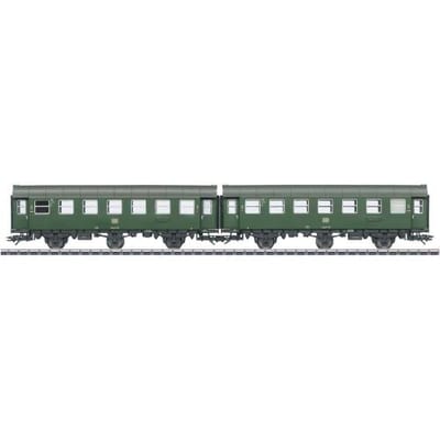 Märklin 43186 H0 ombouwrijtuig-paar 2e klas Van de DB 2e klas