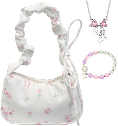 Dailygoods- Schoudertas Dames - Kleine Schoudertas - Mini Tas - Handtas voor Meisjes - Polyester - 22 x 14 x 8.5 cm