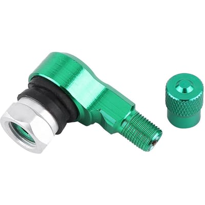 2 stuks 11,3 mm Universele Motorfiets Aluminiumlegering Wiel Band Ventielstelen Doppen 90 Graden